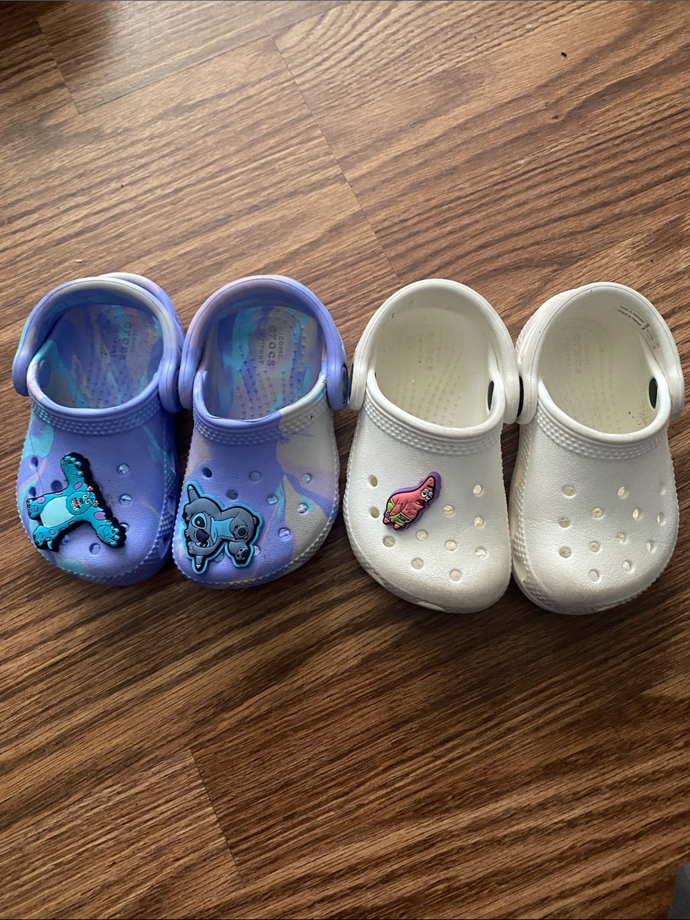 2 pairs of Crocs Sz. toddler